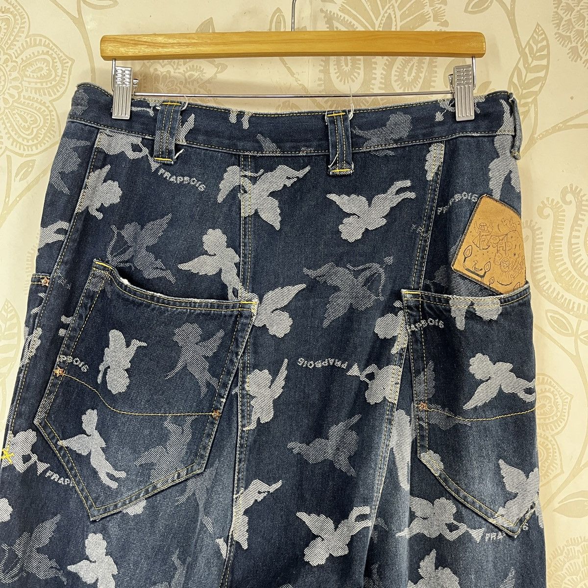 Frapbois × Issey Miyake Asymmetrical Frapbois Monogram Issey Miyake Denim Pants Size US 34 / EU 50 - 24 Thumbnail