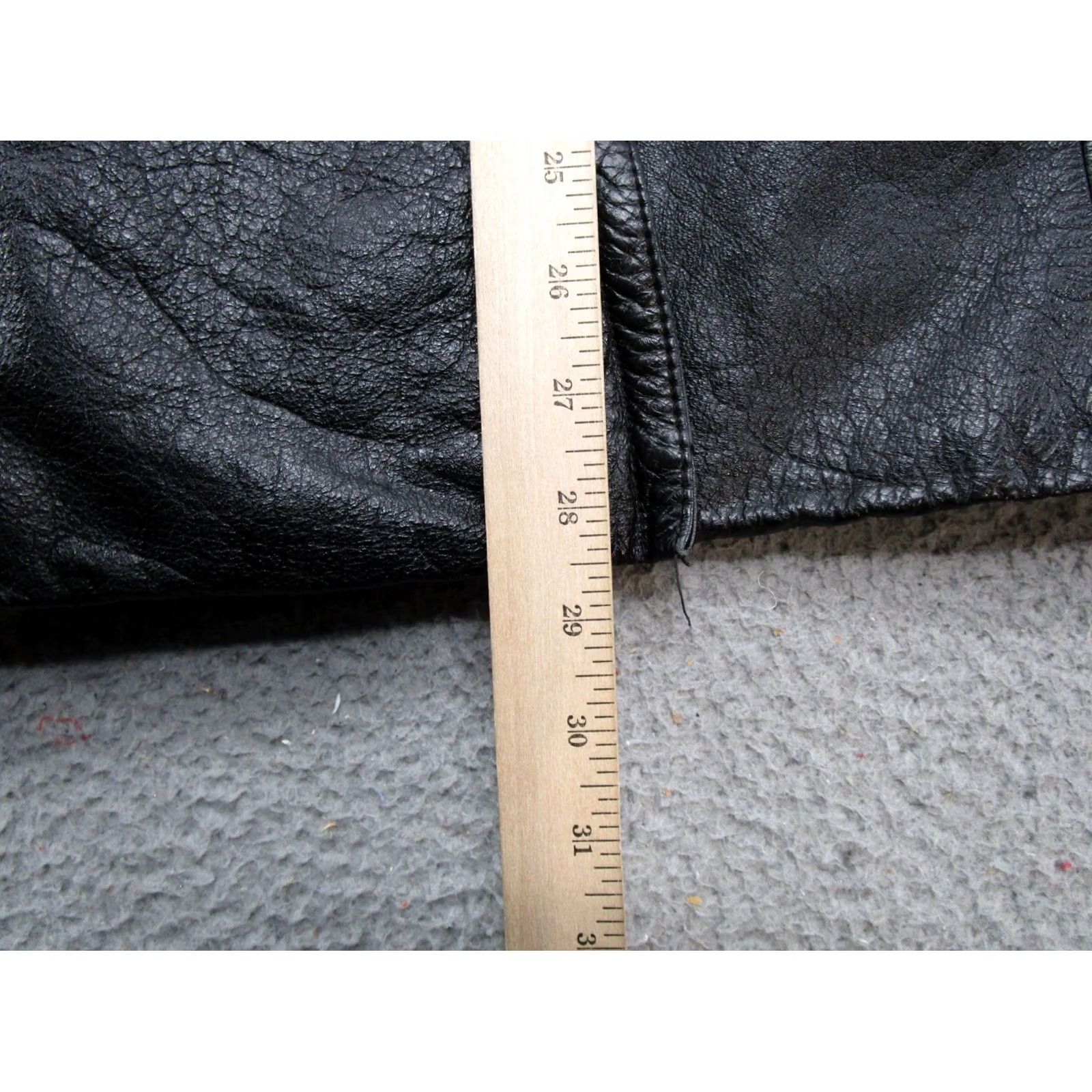 Wilson VINTAGE Wilson Women's Black Leather Jacket Motorcycle Size L Used Read Size L / US 10 / IT 46 - 7 Thumbnail