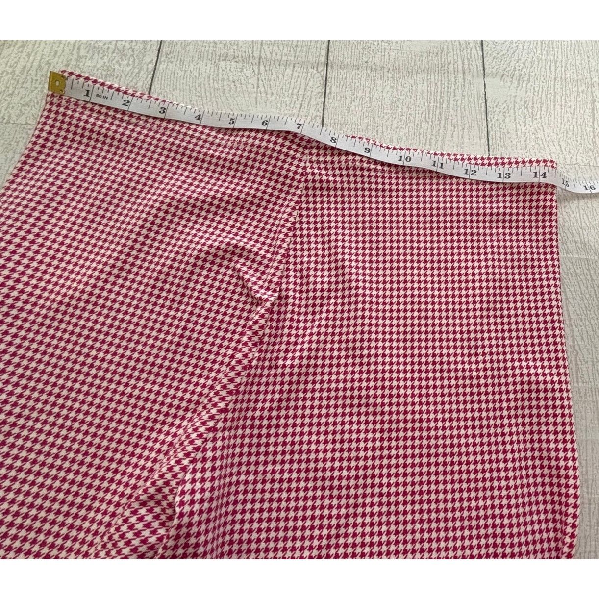 Other Wonder Nation Pink and White Houndstooth Capri Leggings XL Size 24" / US 00 / IT 34 - 6 Thumbnail