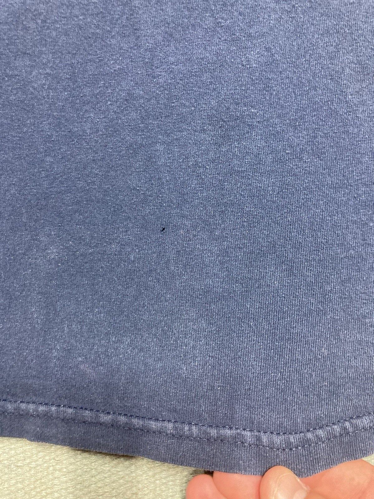 Vintage Nike t shirt embroidered swoosh check navy blue faded XXL Size US XXL / EU 58 / 5 - 3 Thumbnail