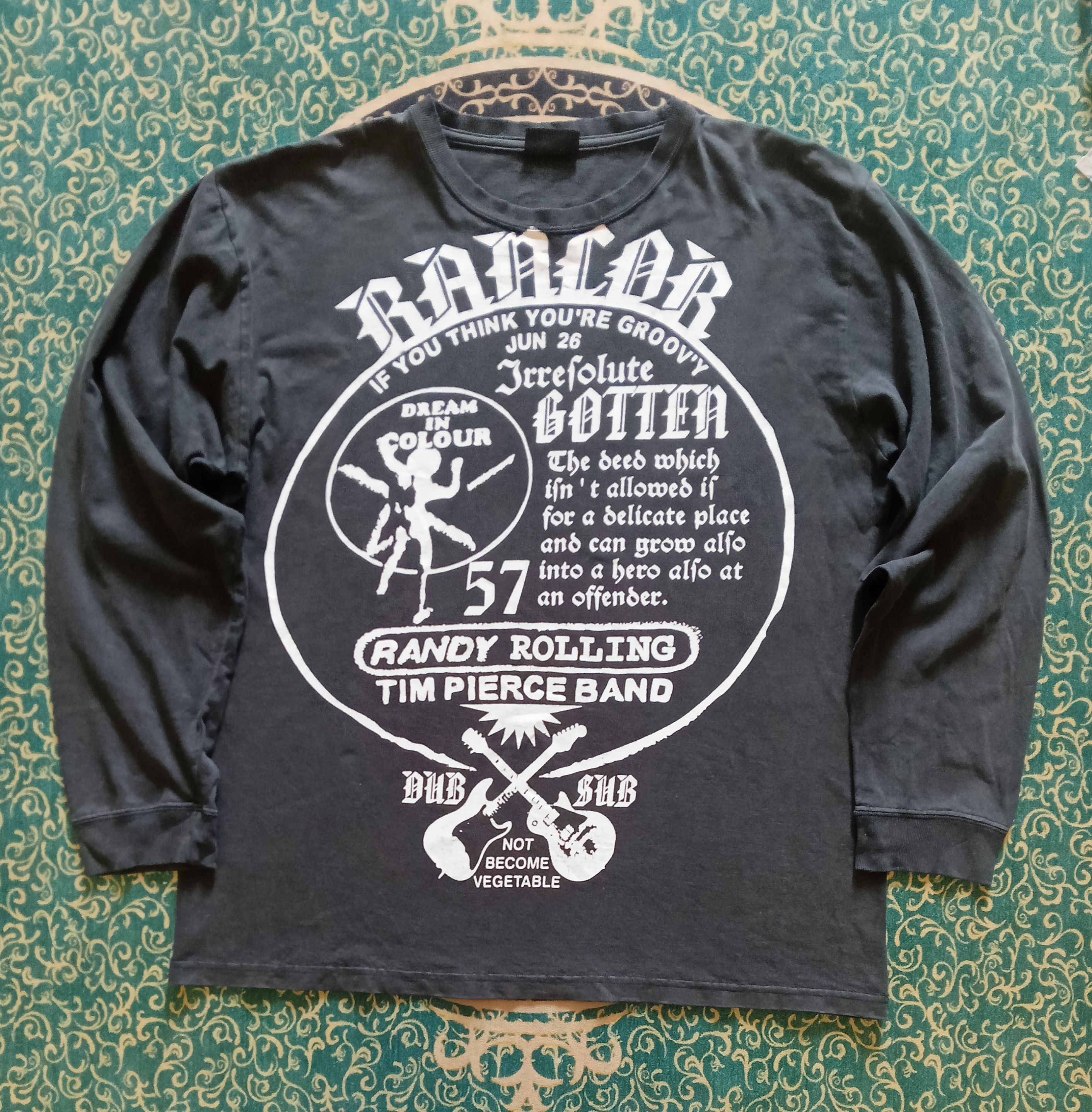 Band Tees Vintage Randy Rolling Tim Pierce Band Rare L/s T Shirt Size US L / EU 52-54 / 3 - 1 Thumbnail