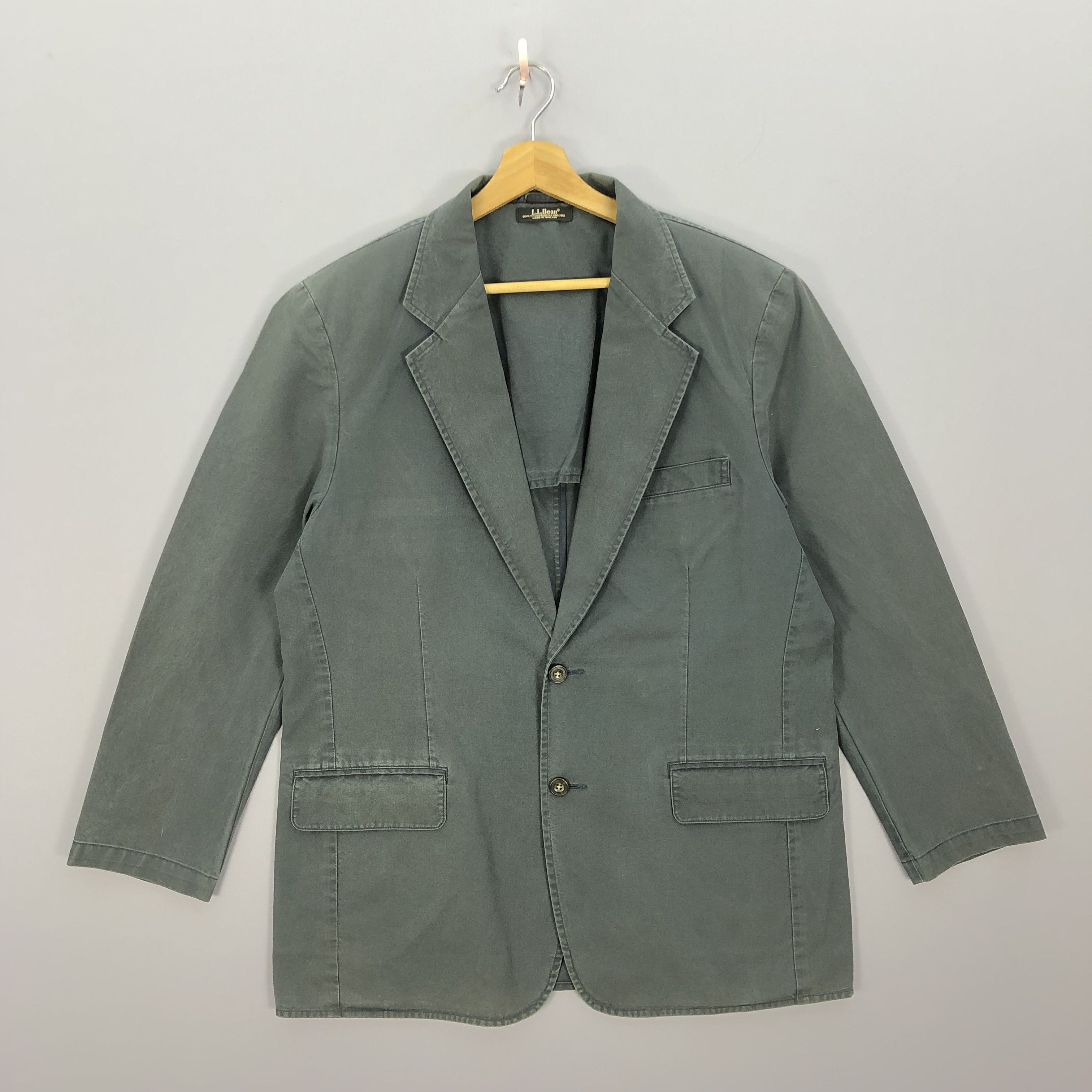 Japanese Brand × L.L. Bean × Vintage Vintage 90s LL Bean Cardigan Coat Jacket Size 42L - 1 Thumbnail