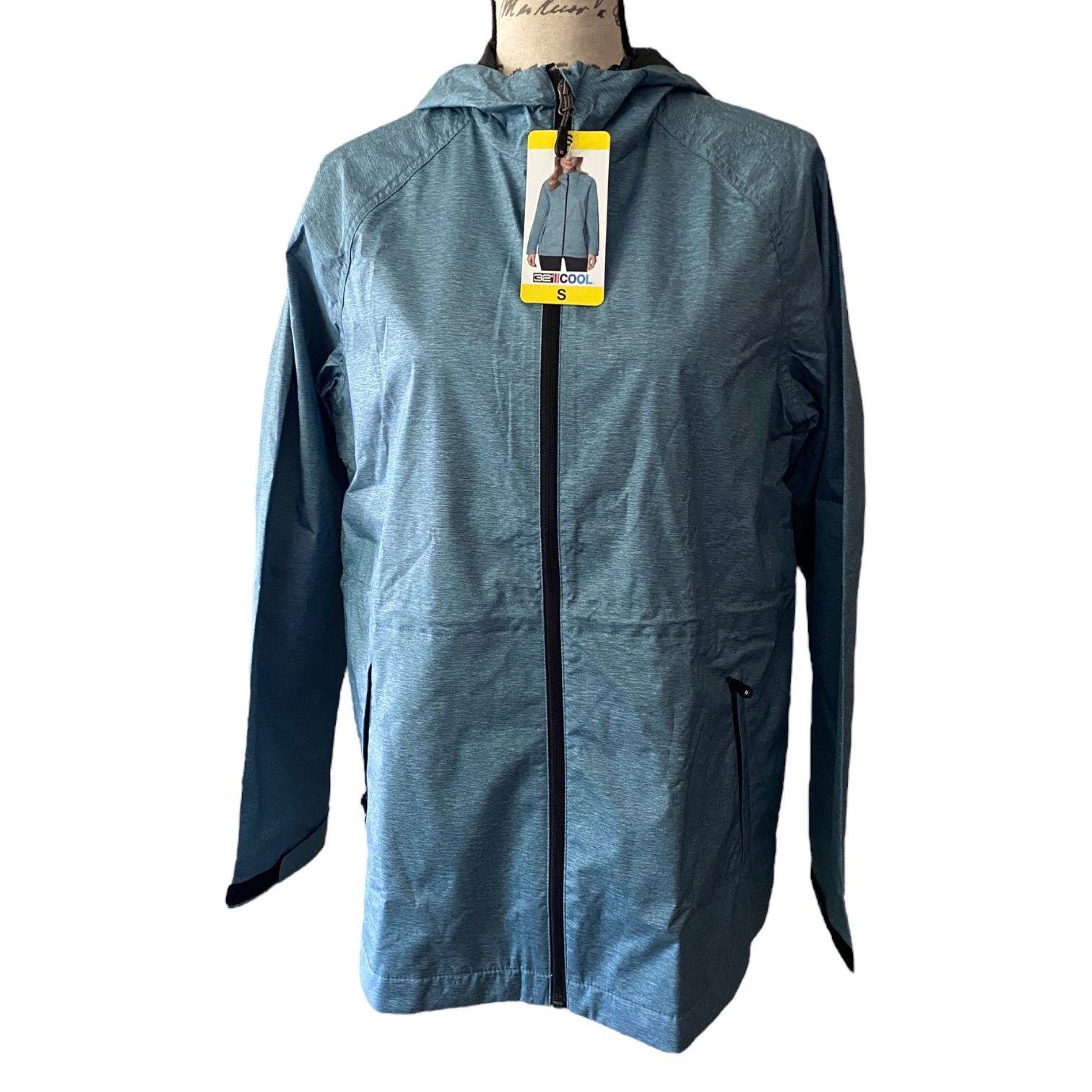 Other 32 Degrees Teal Zip Front Teal Windbreaker Size Small Size S / US 4 / IT 40 - 1 Thumbnail