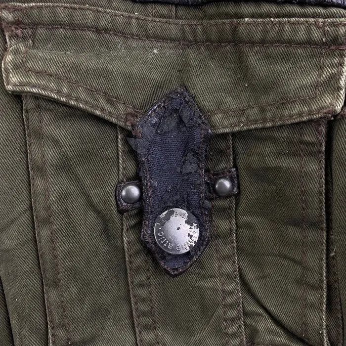 In The Attic Vtg IN THE ATTIC Rocker Garment Parka Green Trench Heavy Size L / US 10 / IT 46 - 5 Thumbnail