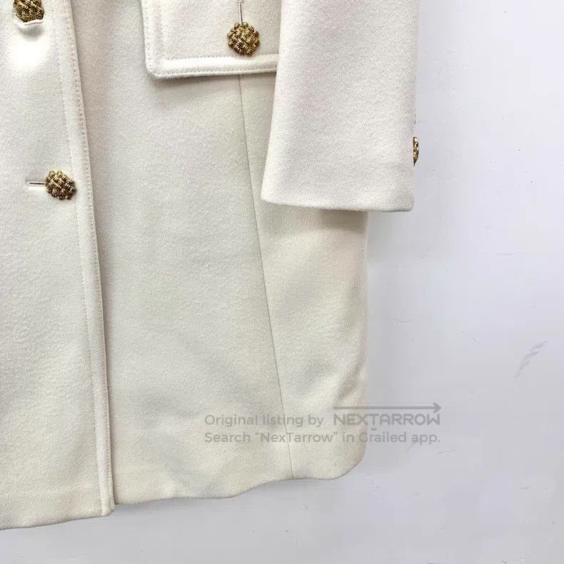 Gucci Gucci White pocket double G embroidered wool lapel single- Size M / US 6-8 / IT 42-44 - 4 Thumbnail