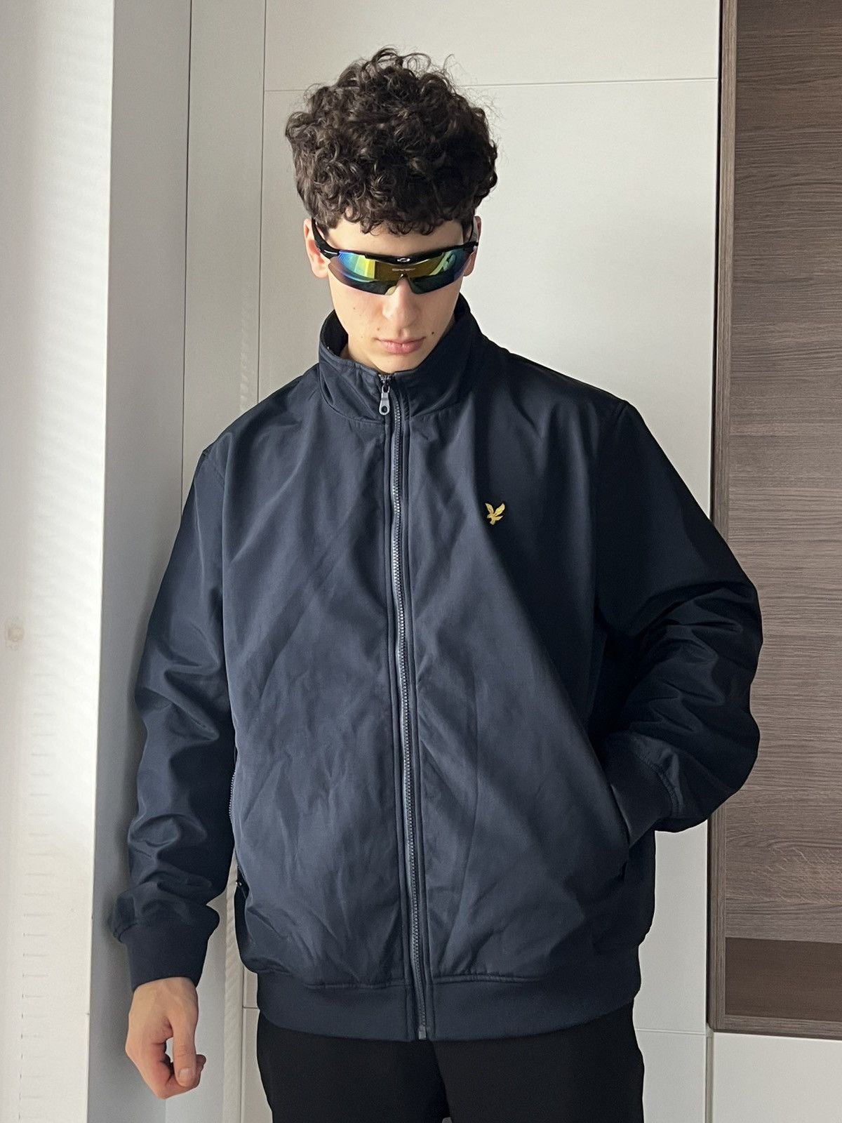 Designer × Lyle & Scott ‼️Archival Lyle & Scott Heavy Waterproof Material Zip Jacket‼️ Size US XXL / EU 58 / 5 - 5 Thumbnail