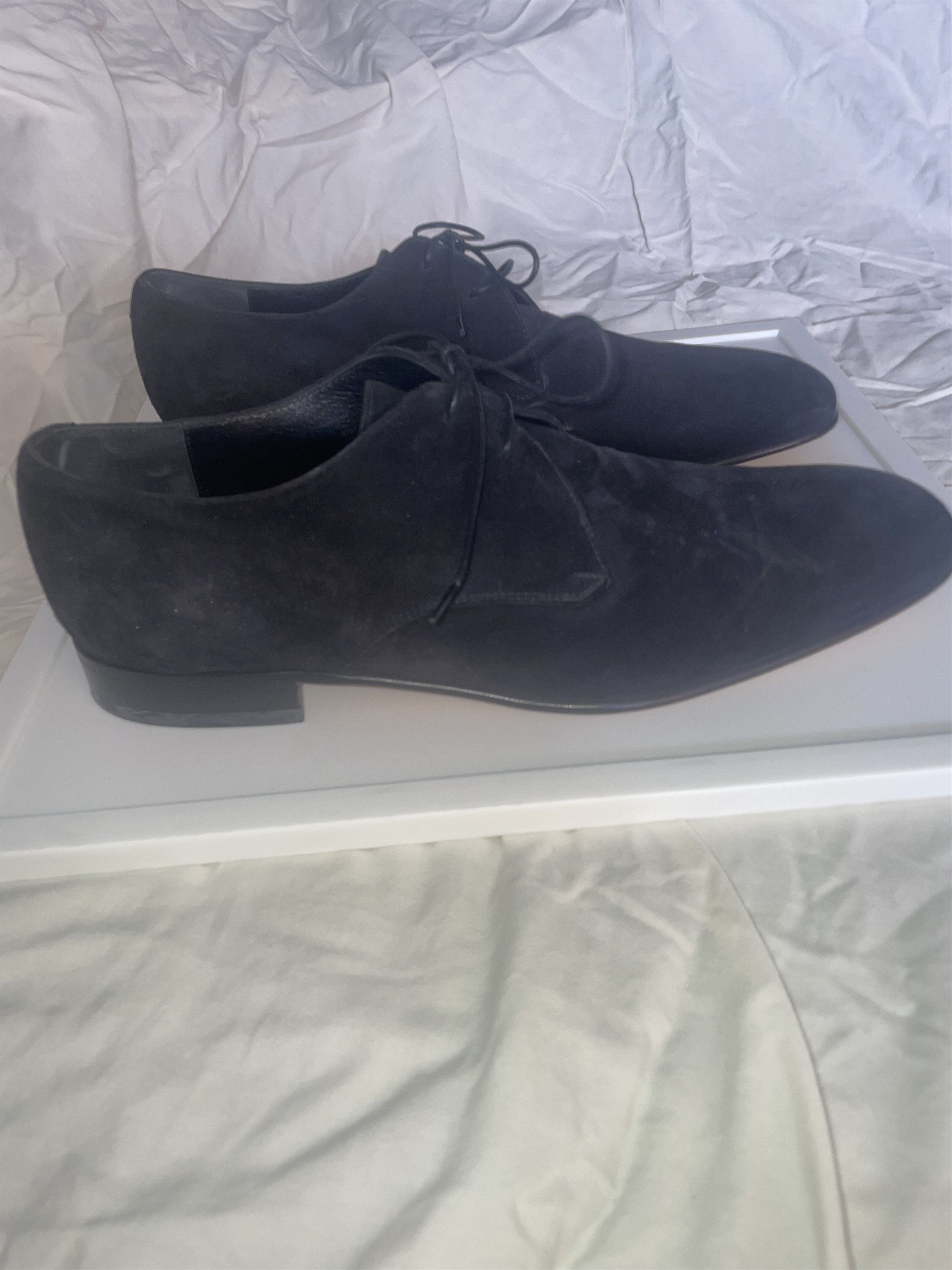 Salvatore Ferragamo Salvatore Ferragamo Studio Oxford Suede Lace Up Shoes Size US 8.5 / EU 41-42 - 2 Thumbnail