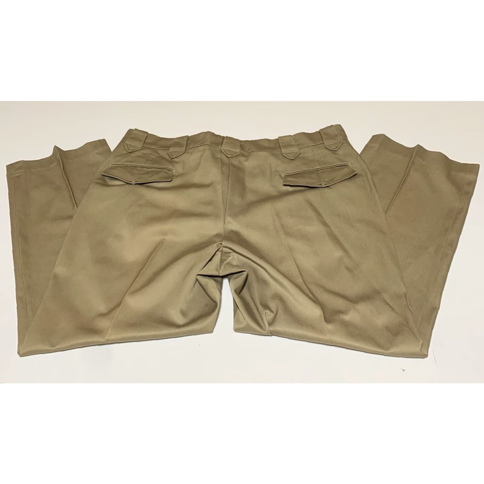 Vintage VINTAGE DEE CEE Pants Ranch Wear Dress Pants 38x27 USA MADE Tan Mens Regular Front Flat Front Pockets Pearl Snap Size US 38 / EU 54 - 2 Thumbnail