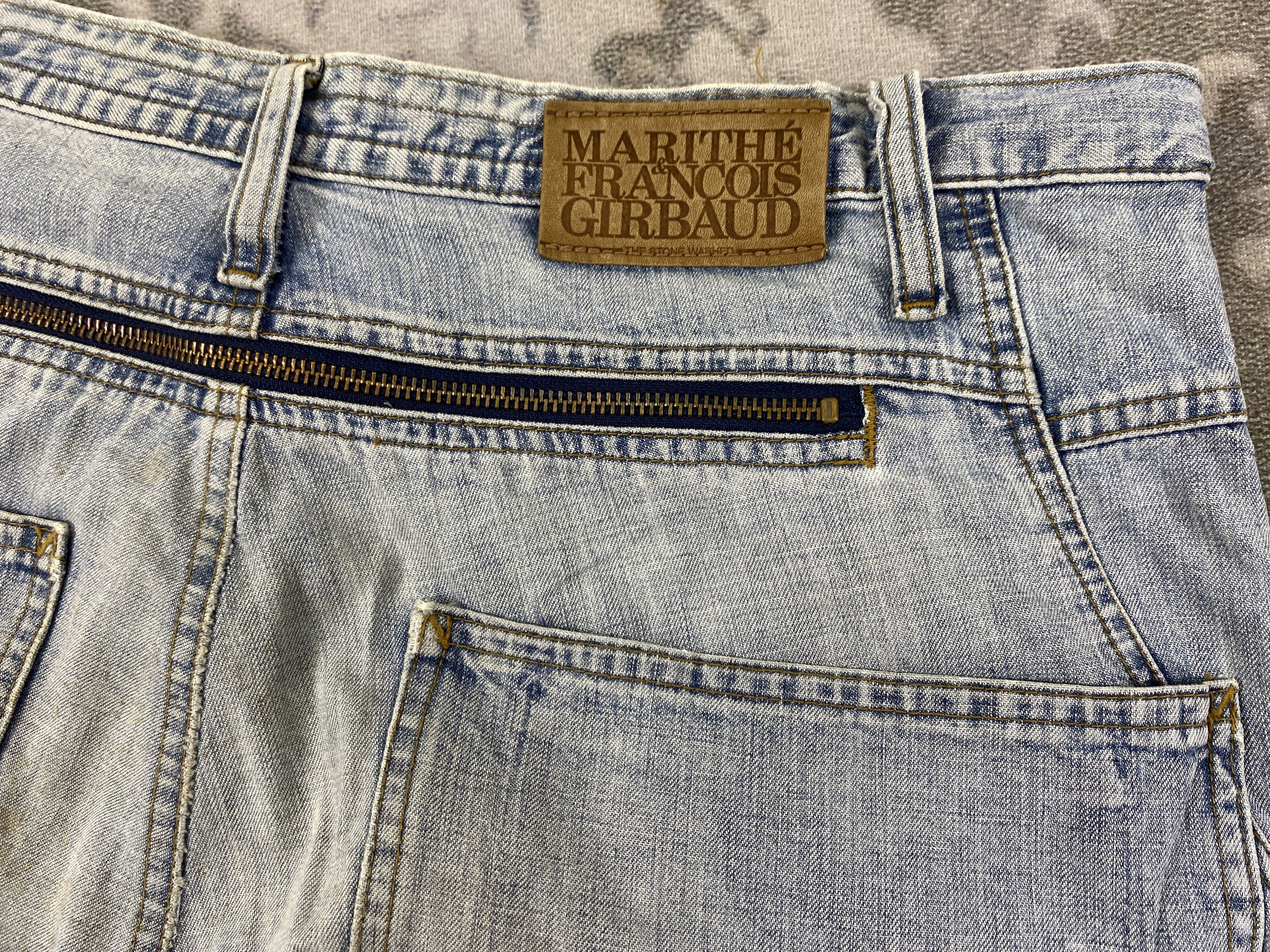 If Six Was Nine Vintage MFG LGB IfSixWasNine Style Denim Jeans-JN3922 Size US 33 - 12 Thumbnail