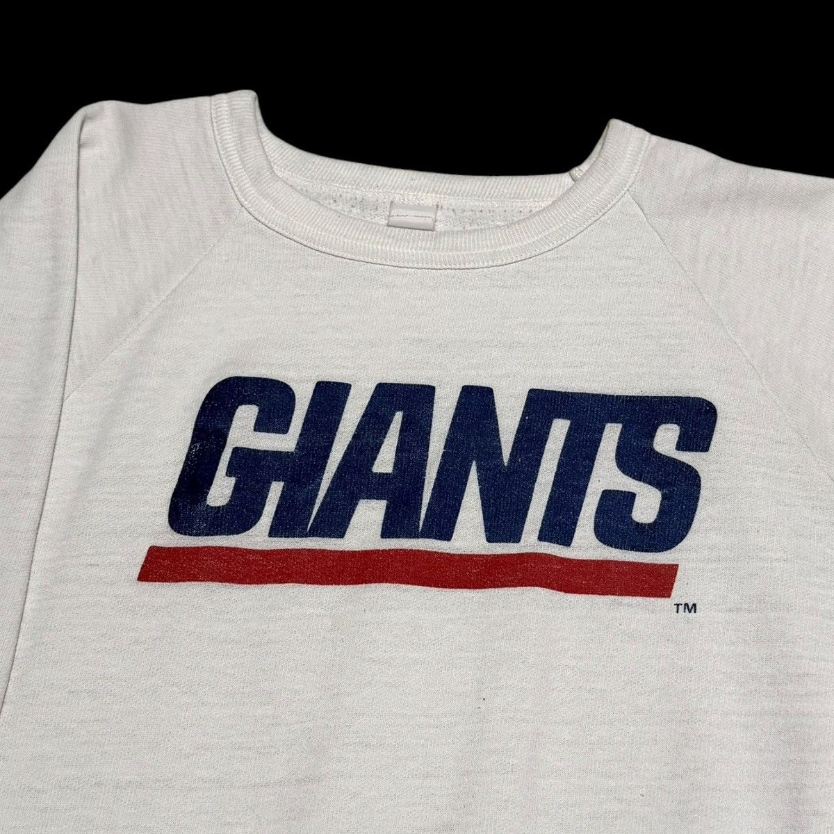 Vintage 80s New York Giants Stained Flaws Sweatshirt Boxy Small Size US S / EU 44-46 / 1 - 2 Thumbnail