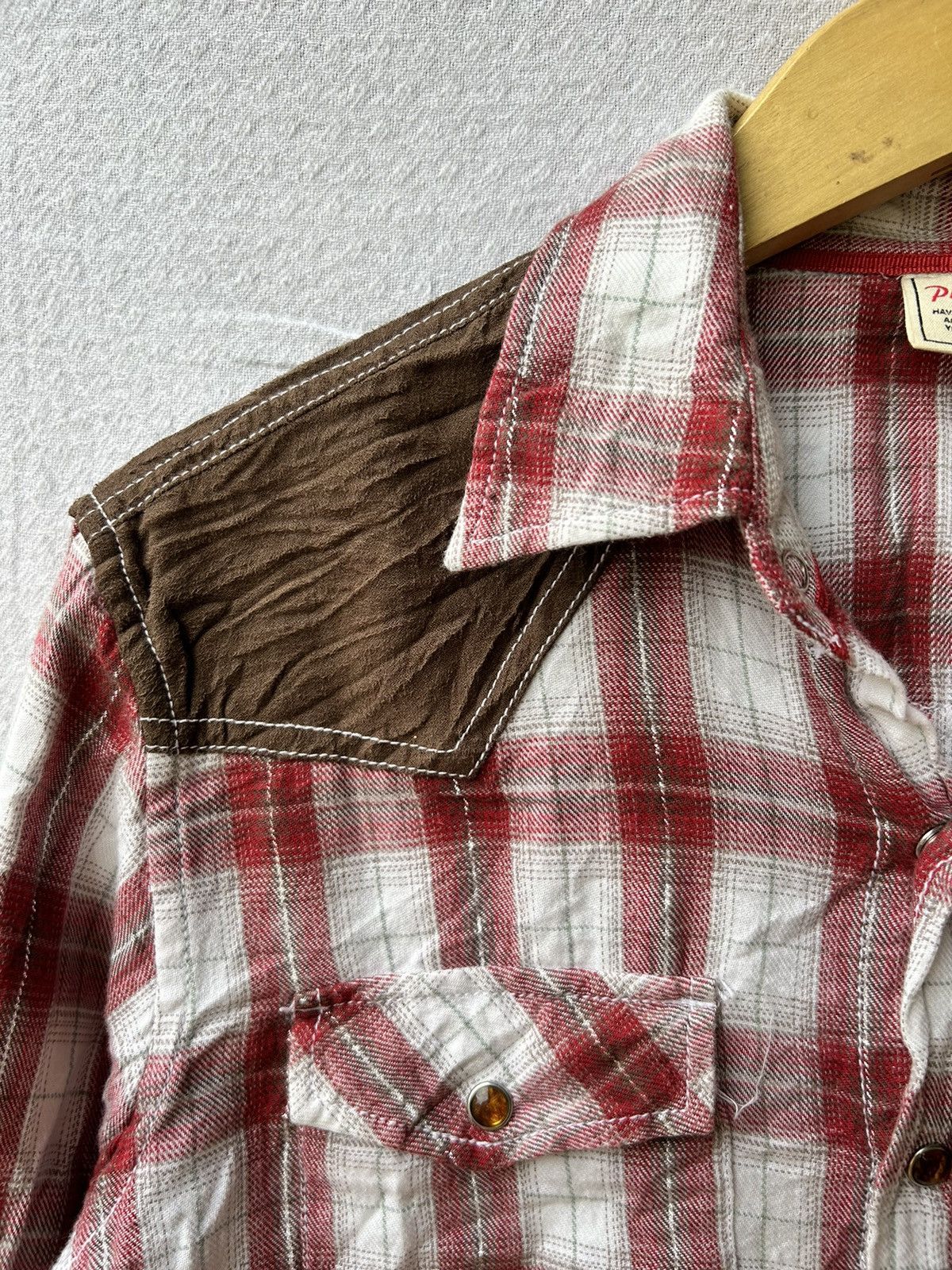 Japanese Brand 💸BINDINGOFFER💸 Pluvious japanese style plaid bottom up shirt Size US M / EU 48-50 / 2 - 6 Thumbnail