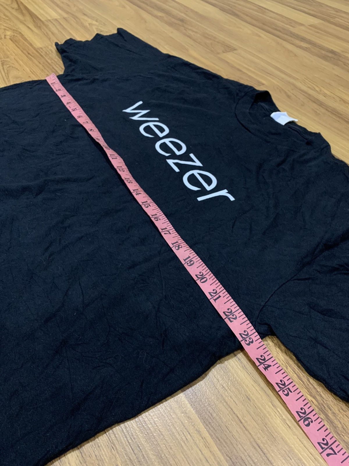 Band Tees × Vintage VINTAGE Y2K WEEZER SPELLOUT SHIRT Size US XL / EU 56 / 4 - 4 Thumbnail