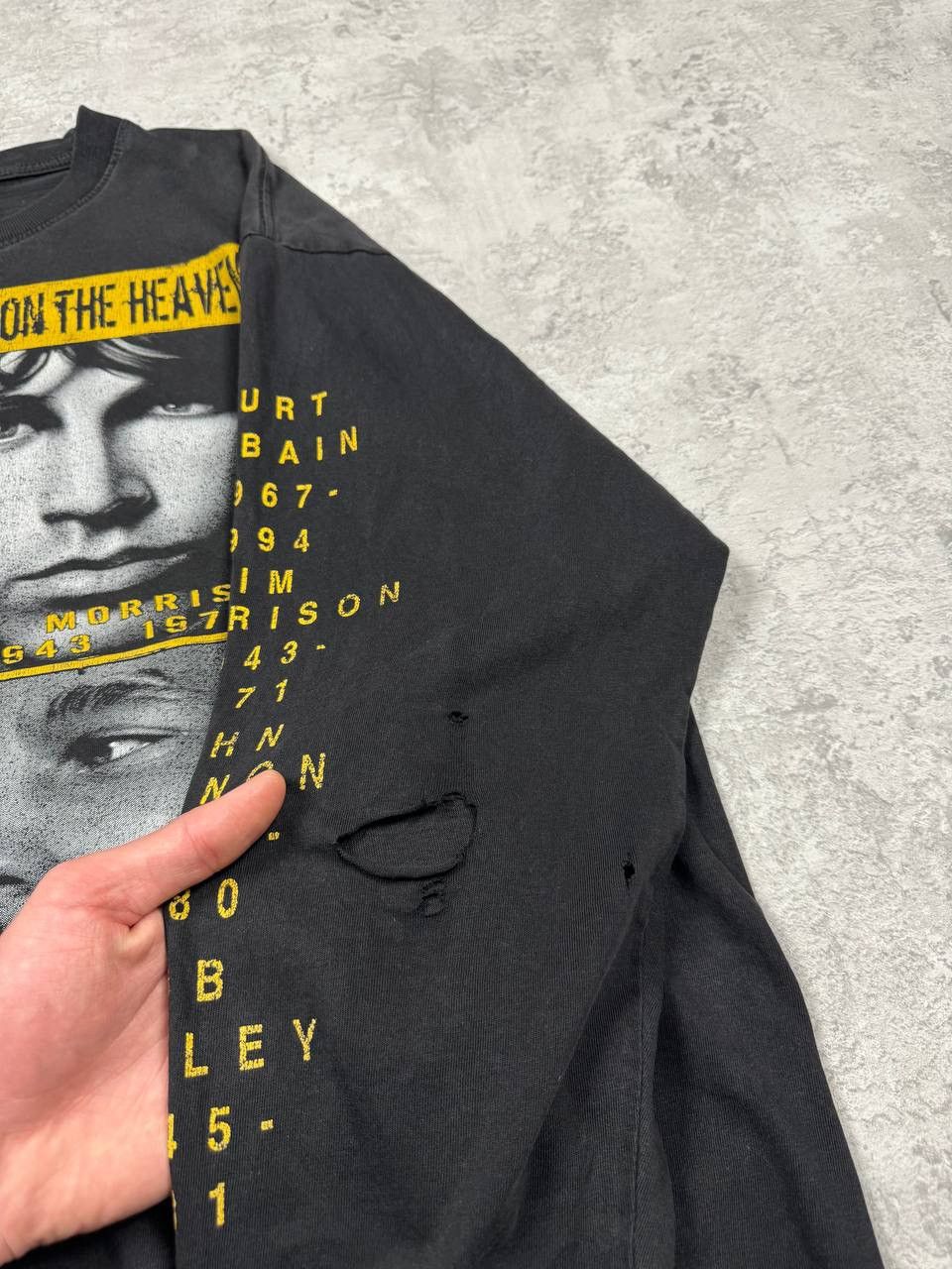 Band Tees Vintage They All Met Together On The Heaven Black Longsleeve Size US XL / EU 56 / 4 - 16 Thumbnail