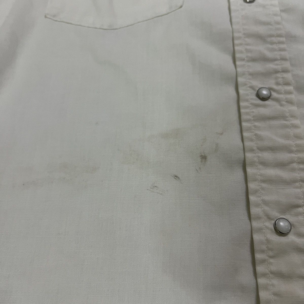 Levi's × Levi's Vintage Clothing × Vintage Vintage 70s Levi's White Tab Chambray Western Shirt Size US M / EU 48-50 / 2 - 18 Thumbnail