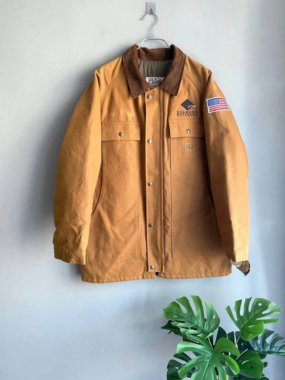 Walls Walls American Vintage Work Canvas Jacket, Sz L, Made in USA Size US L / EU 52-54 / 3 - 1 Thumbnail