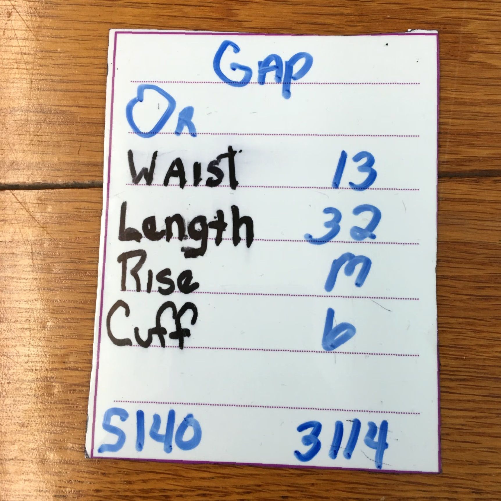 Gap Gap Women Jeans Slim Straight Distressed Blue 25 Regular Inseam 32 Mid Rise Denim 5-Pocket Button Zipper Belt Loops US Size 25R/26X32 Size 42" / US 20 - 8 Thumbnail