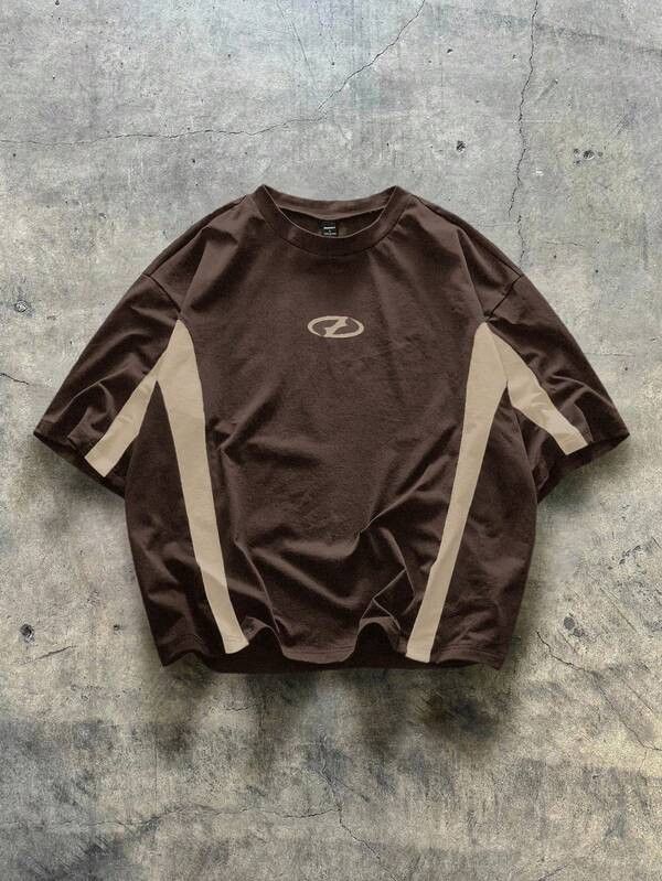 Japanese Brand Retro Velocity Oversize Tee Earth Brown Size US L / EU 52-54 / 3 - 1 Thumbnail