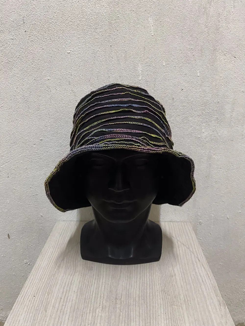 Vintage Japanese Brand Stripe Design Bucket Hat Size ONE SIZE - 3 Thumbnail