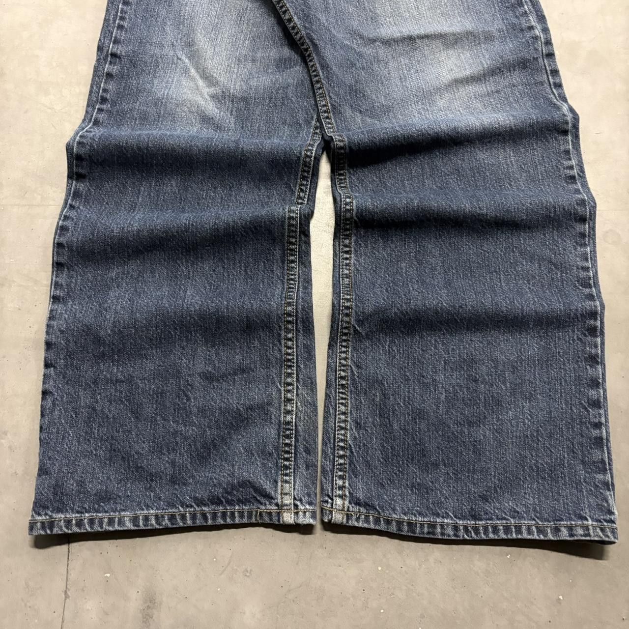 Vintage Crazy Vintage Y2K 2000s Baggy Streetwear Grunge Dark Wash Denim Jeans! Size US 36 / EU 52 - 5 Thumbnail
