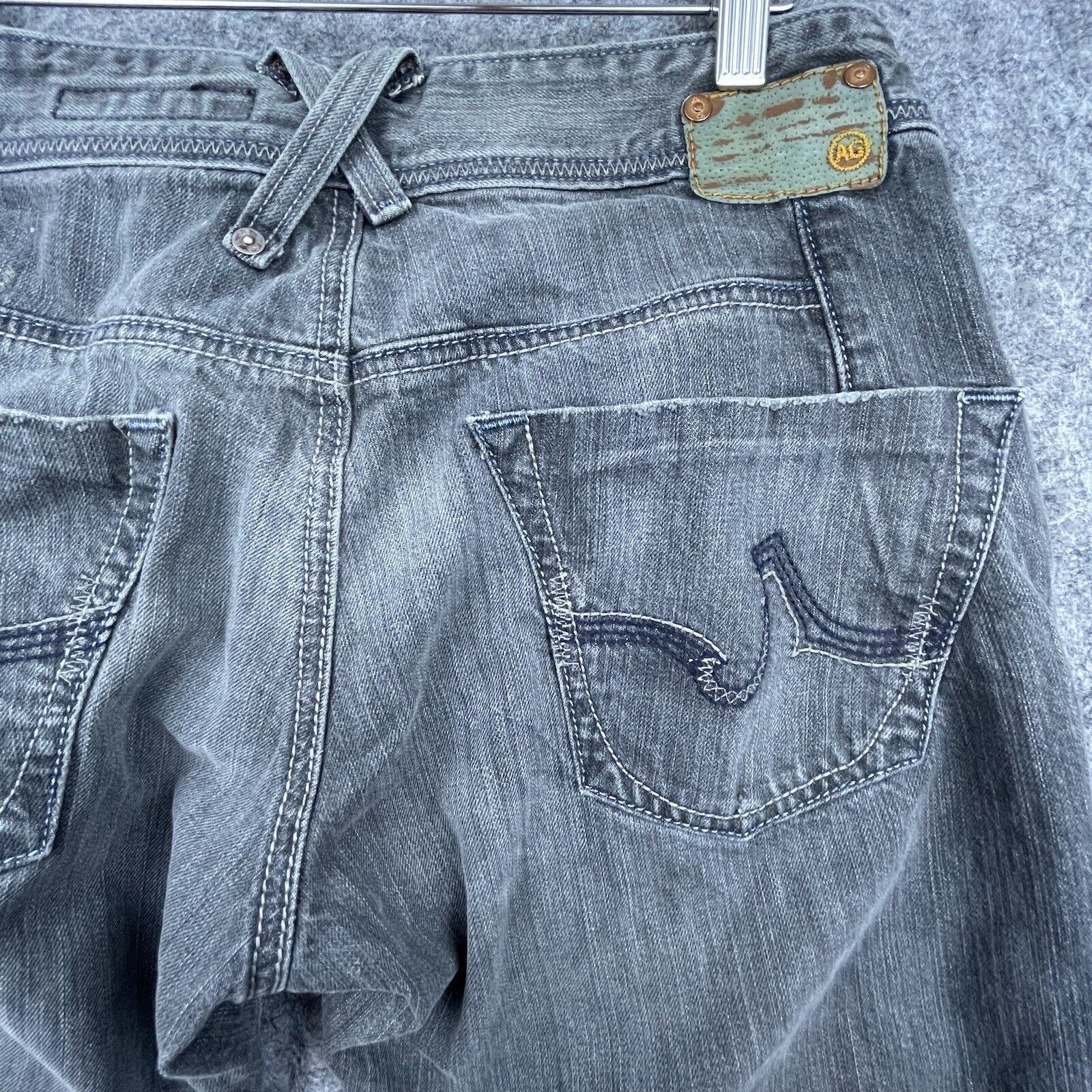 AG Adriano Goldschmied Adriano Goldschmied Jeans Mens 30 The Easton Grey Straight Size US 30 / EU 46 - 3 Thumbnail