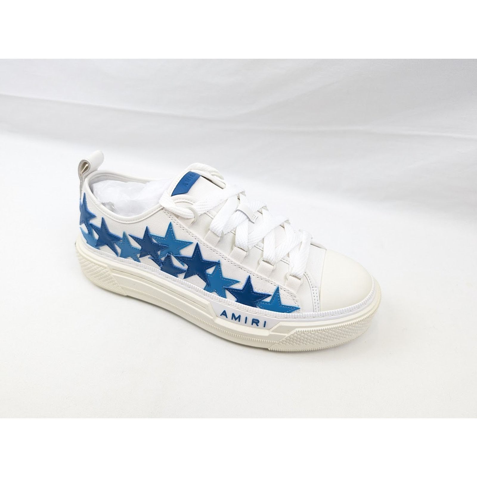 Amiri o1rshd1 Stars Court Low-Top Sneakers in Blue Size US 11 / EU 44 - 2 Thumbnail