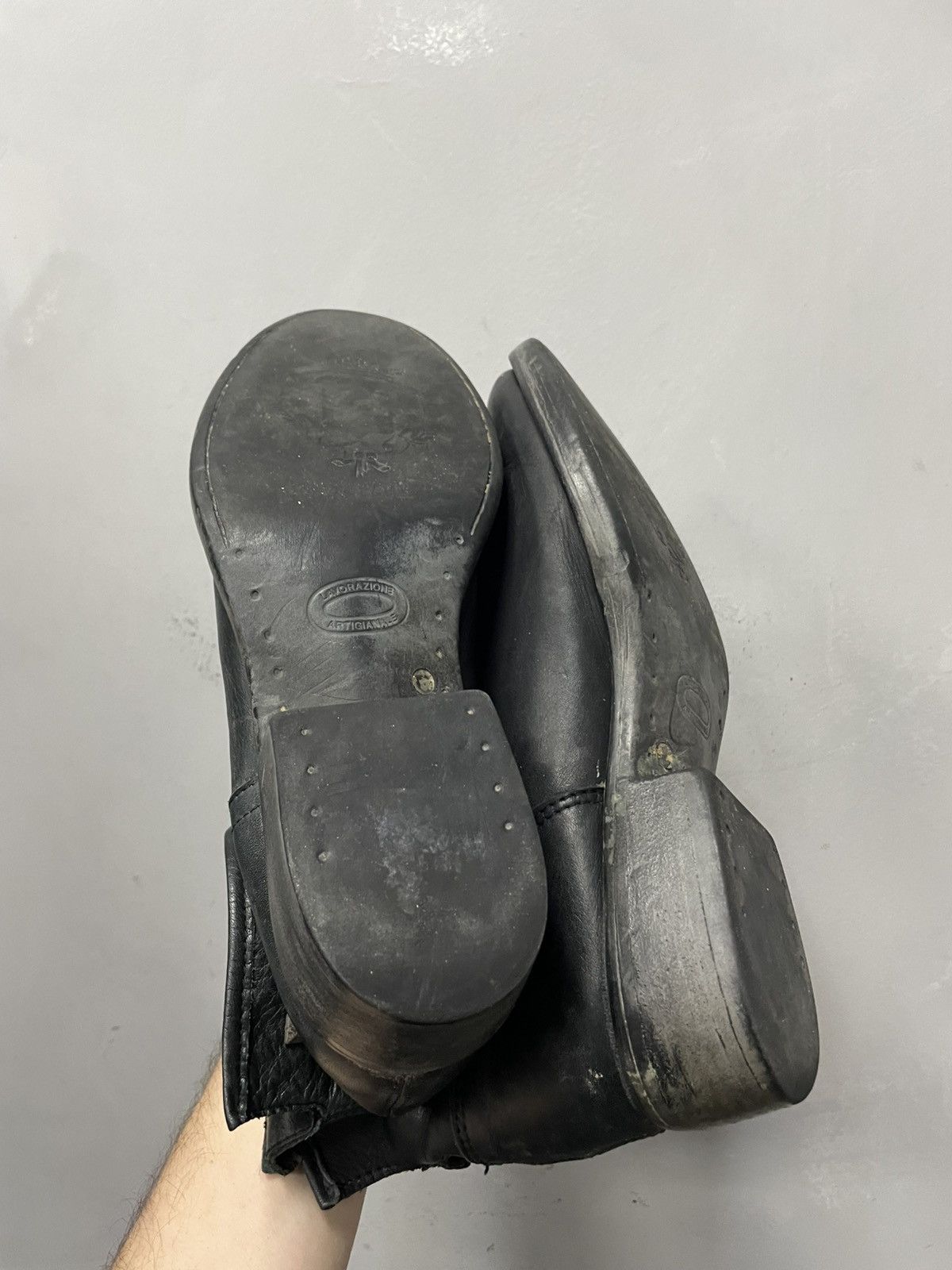 Hedi Slimane Studded western boots hype japanese Hedi slimane style 90s Size US 8 / EU 41 - 6 Thumbnail