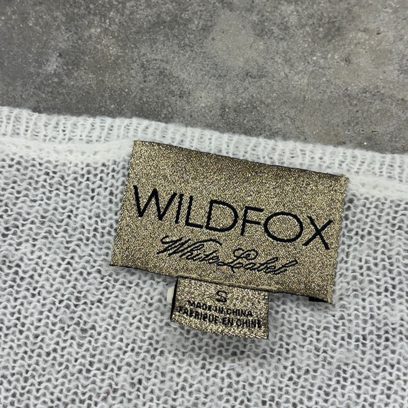 Wildfox Wildfox White Label Skeleton Sequin Distressed Knit Sweater Size S / US 4 / IT 40 - 10 Thumbnail