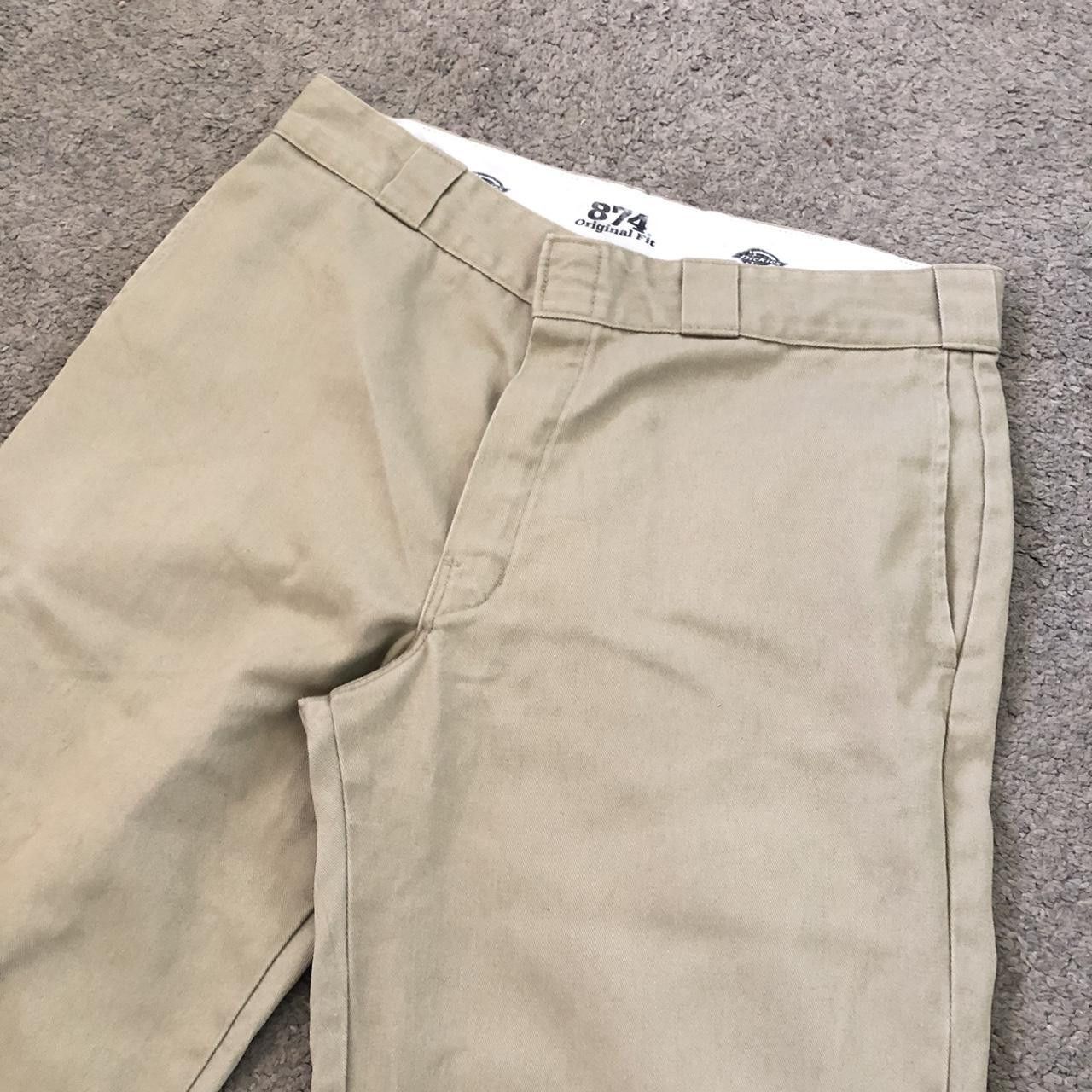 Dickies Beige Dickies 874 Straight Leg Trousers Size US 34 / EU 50 - 4 Thumbnail