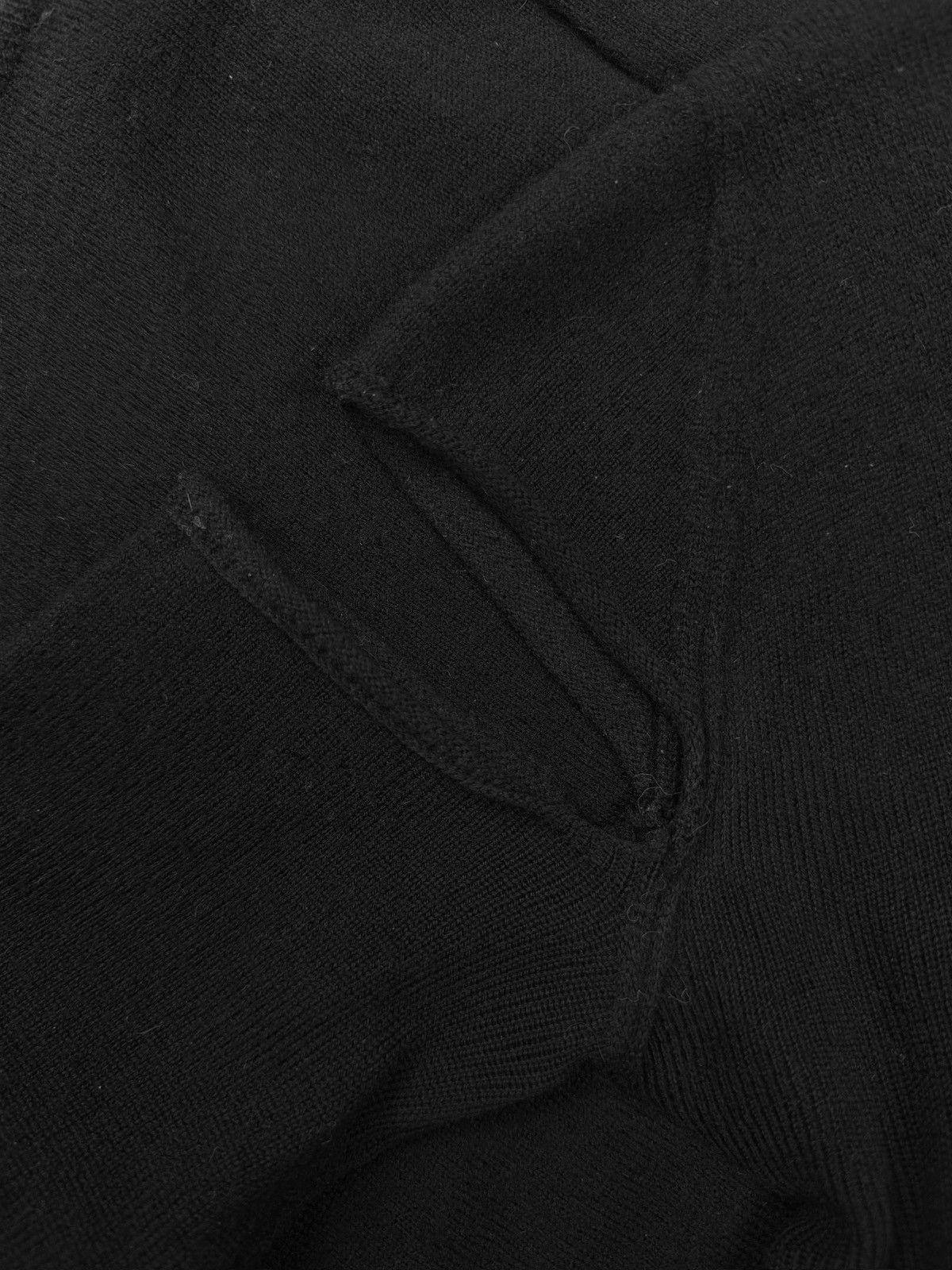Helmut Lang 90s Helmut Lang ‘Cut Out’ Shoulder Black Knitted Sweater Size US M / EU 48-50 / 2 - 2 Thumbnail