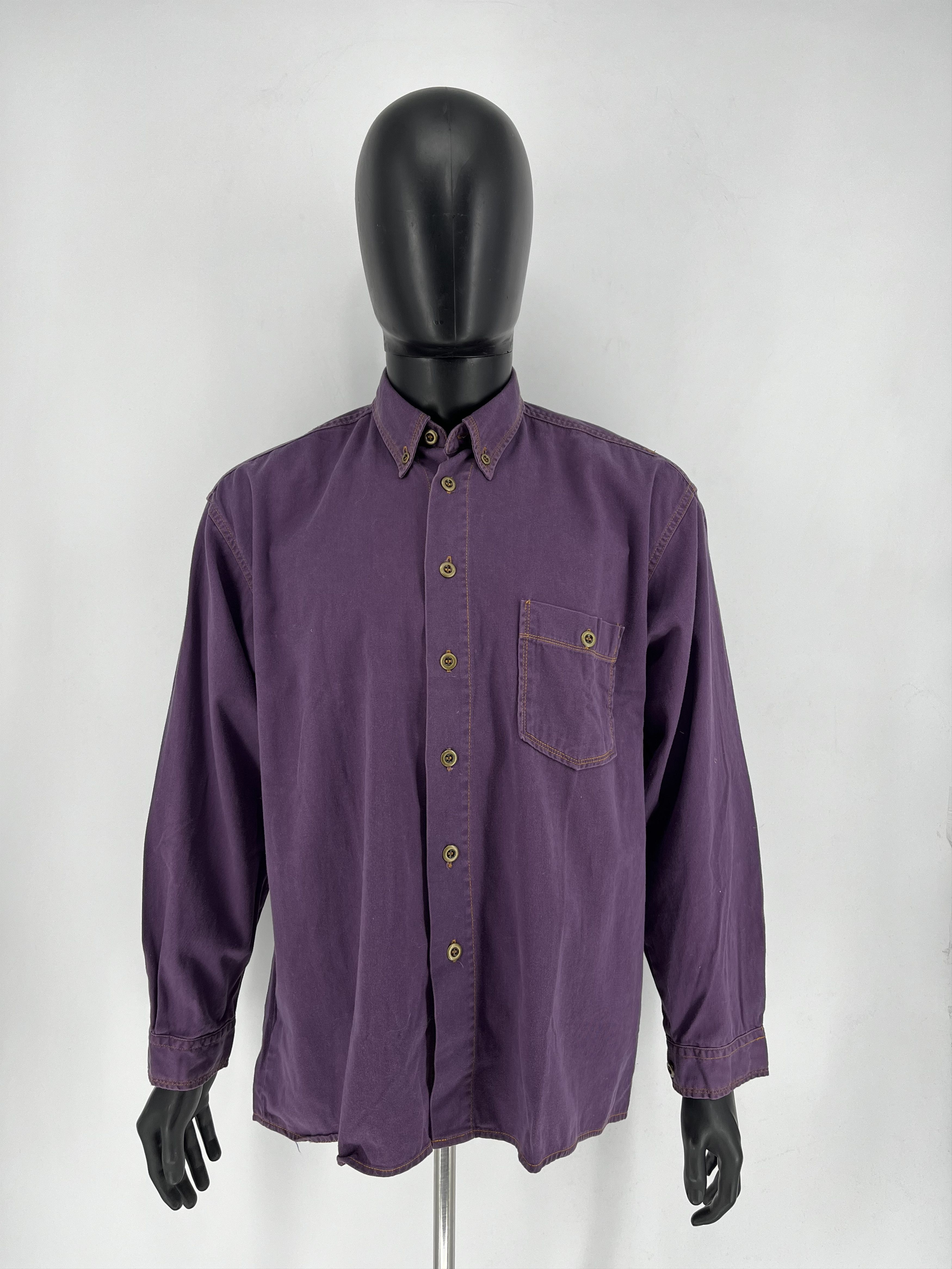 Orvis × Vintage Vintage 90s Orvis Heavyweight Microfiber Button Down Shirt Size US M / EU 48-50 / 2 - 2 Thumbnail