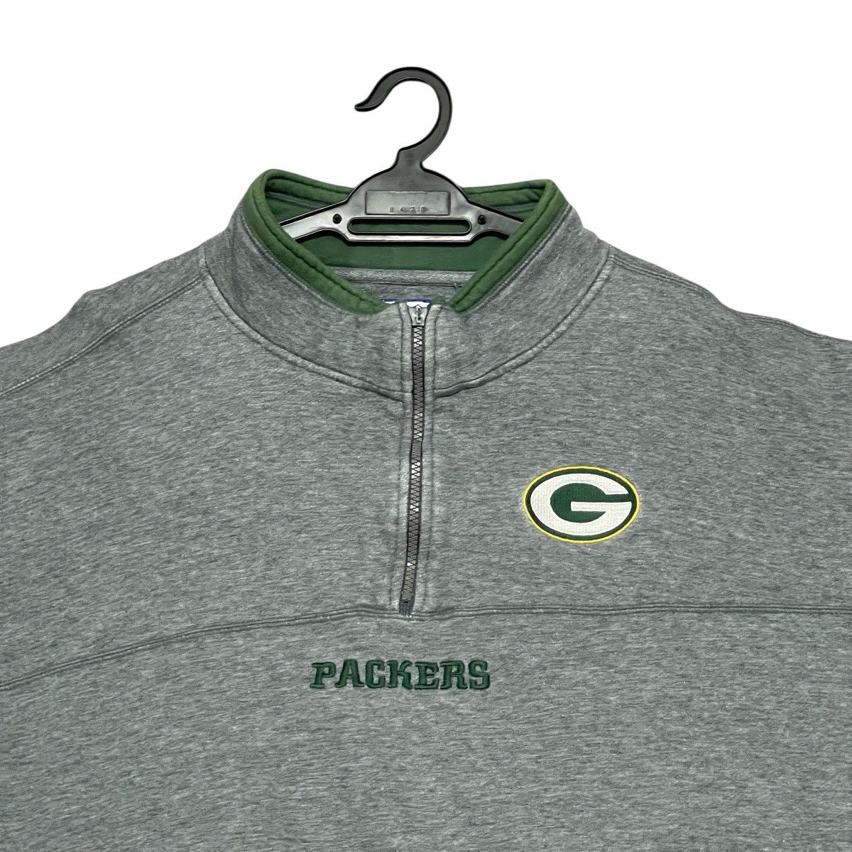 NFL Vintage 90s Green Bay Packers Game Day Half Zip Sweatshirts Size US XL / EU 56 / 4 - 6 Thumbnail