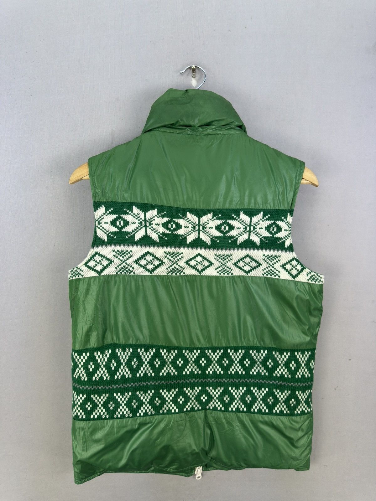 Japanese Brand Noyet Navajo Knit Reversible Puffer Vest Size US S / EU 44-46 / 1 - 4 Thumbnail