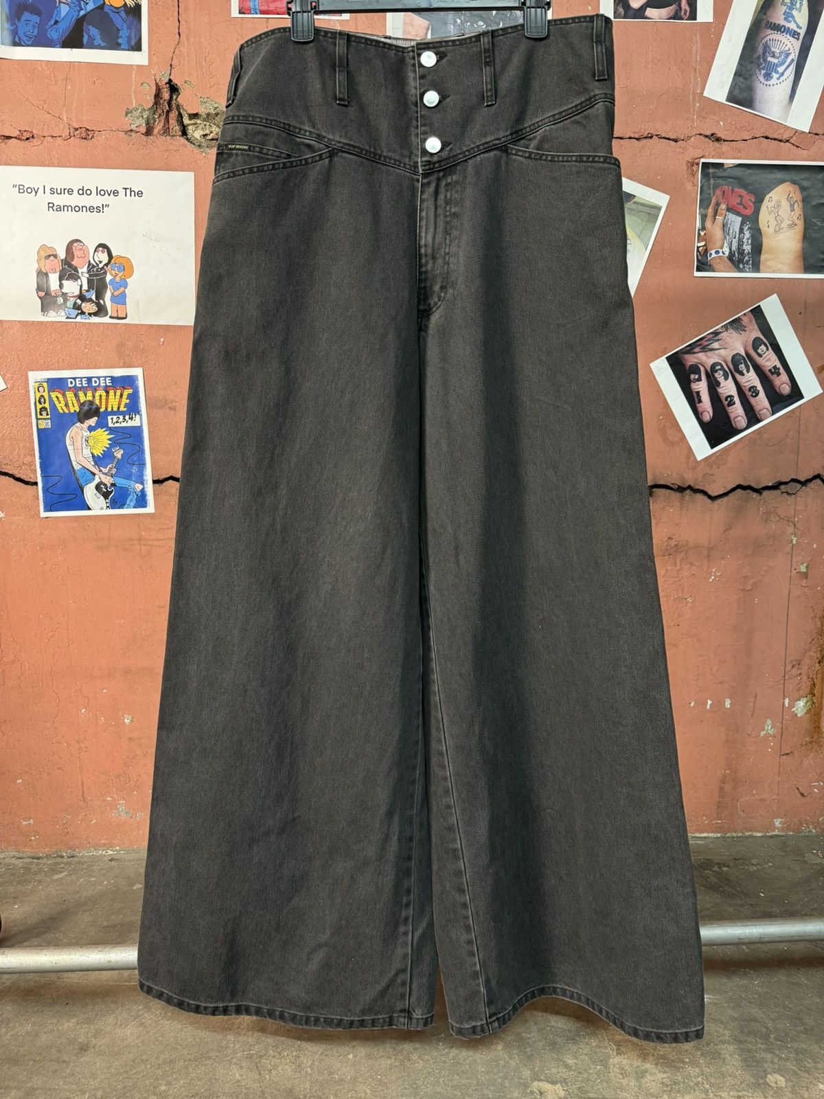 Raf Simons Raf Simons Redux Waves AW04 Oversized Denim Waves | Grailed