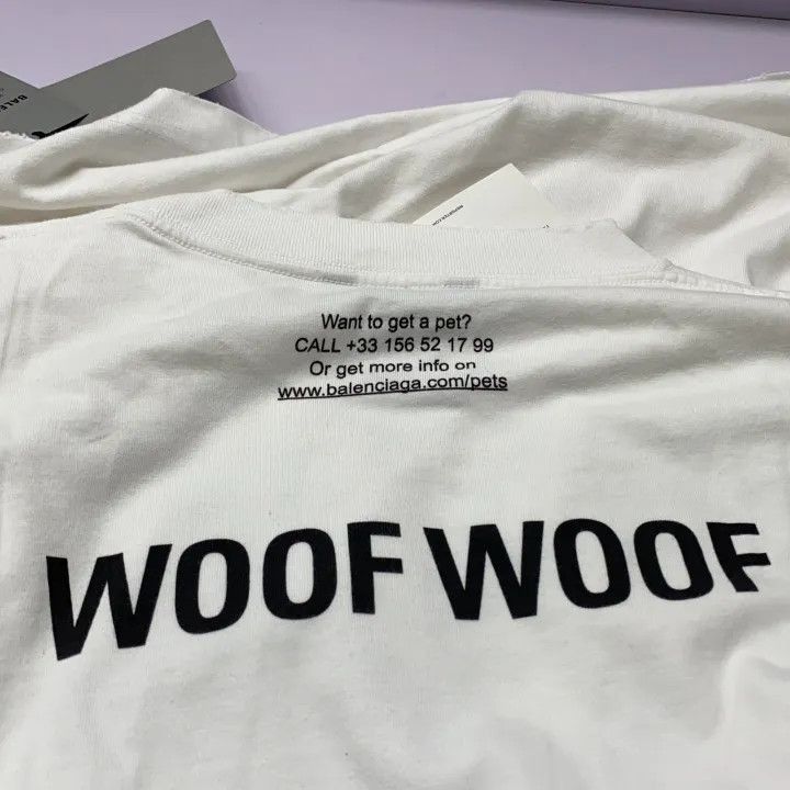 Balenciaga Balenciaga Balenciaga I Love Dogs Graphic Tee -2507 Size US L / EU 52-54 / 3 - 6 Thumbnail