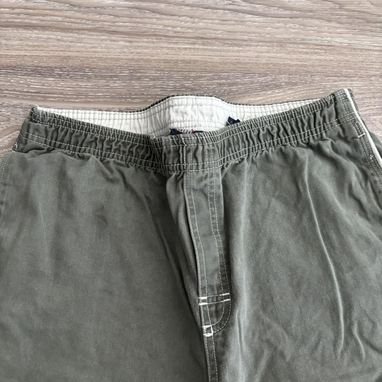 Vintage Crazy Vintage Y2K/2000s Khaki Striped Casual Streetwear Essential Shorts! Size 30 Size US 30 / EU 46 - 2 Thumbnail