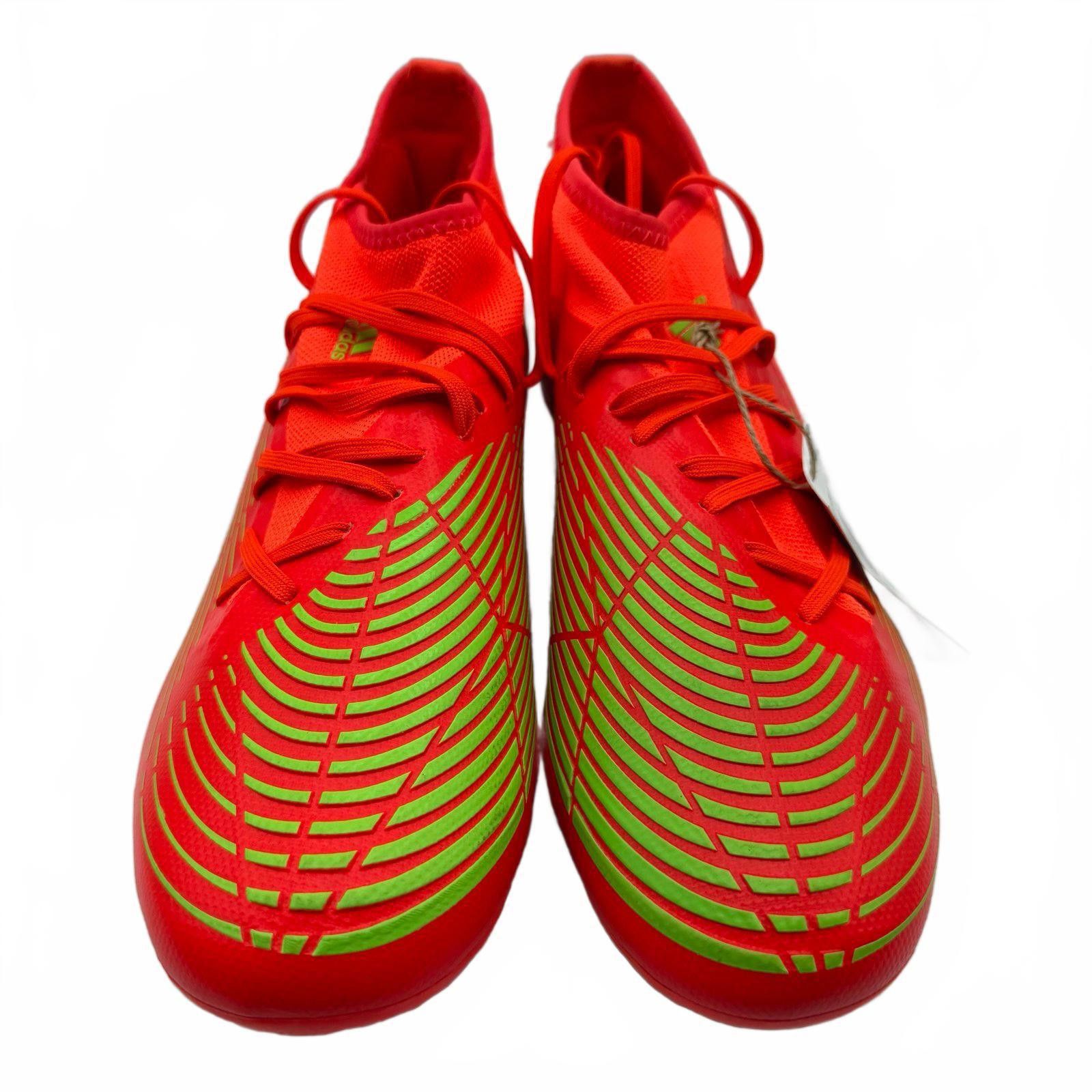 Adidas Adidas Predator Edge.3 FG Soccer Cleats Neon Green Red Size ONE SIZE - 2 Thumbnail