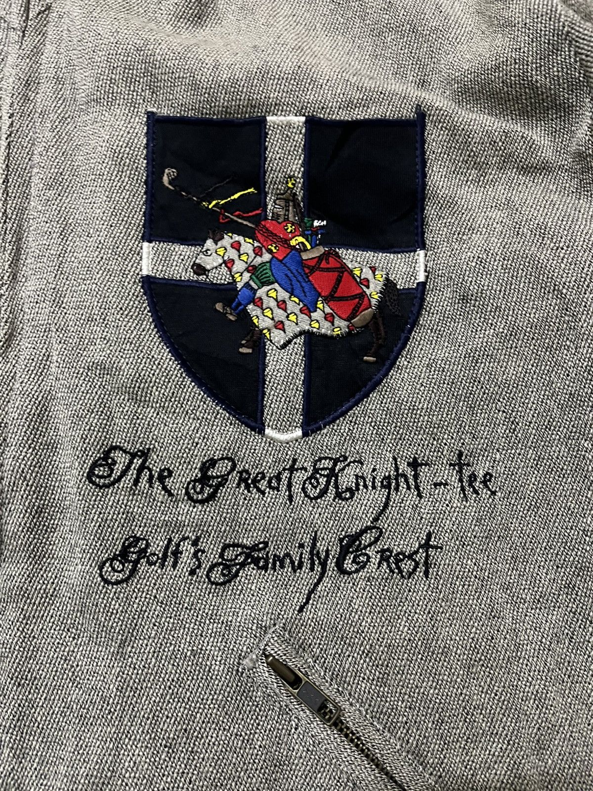 Jean Charles De Castelbajac VINTAGE JCC Castelbajac Sport "Great Knight" Wool Hoodie Size US XL / EU 56 / 4 - 4 Thumbnail