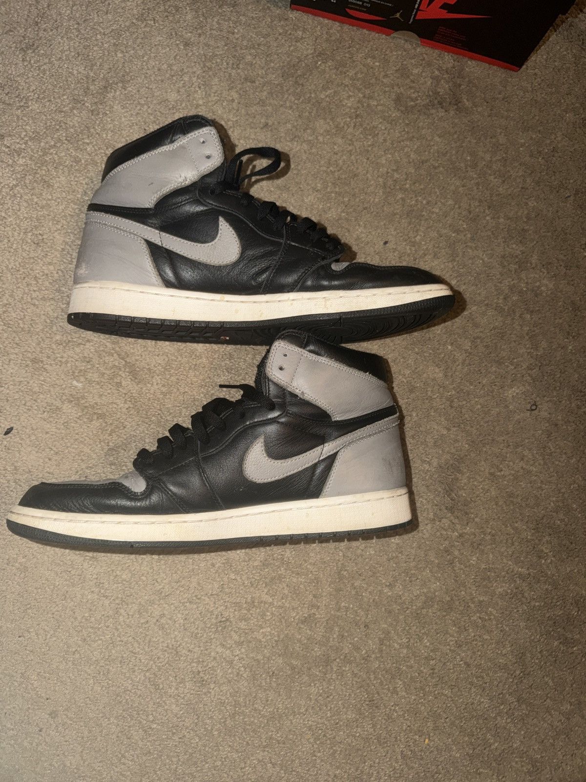 Jordan Brand Jordan 1 Shadow High Size US Men’s 12 Size US 12 / EU 45 - 2 Thumbnail