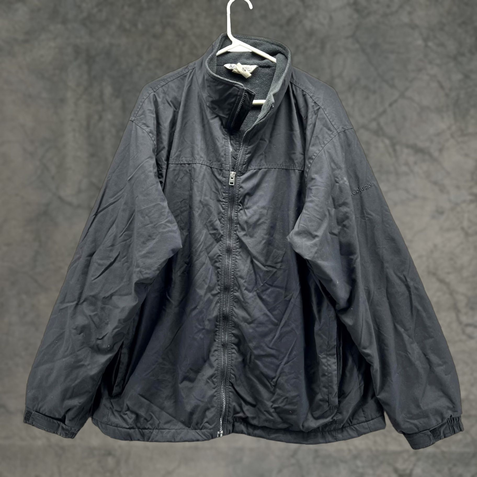 Vintage VINTAGE Columbia Jacket Men XL Black Full Zip Fleece Lined Bomber Nylon Sportswear Vtg Size US XL / EU 56 / 4 - 1 Thumbnail
