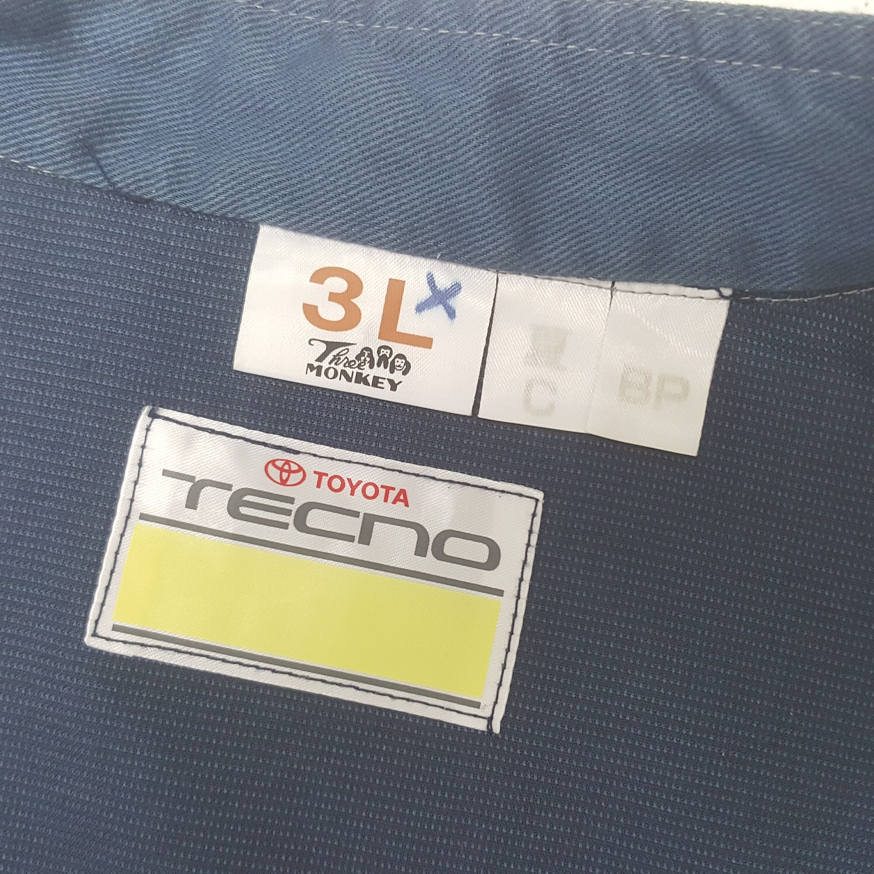 Japanese Brand Vintage Toyota Tecno Japanese Brand Racing Coverall RR21 Size US L / EU 52-54 / 3 - 7 Thumbnail
