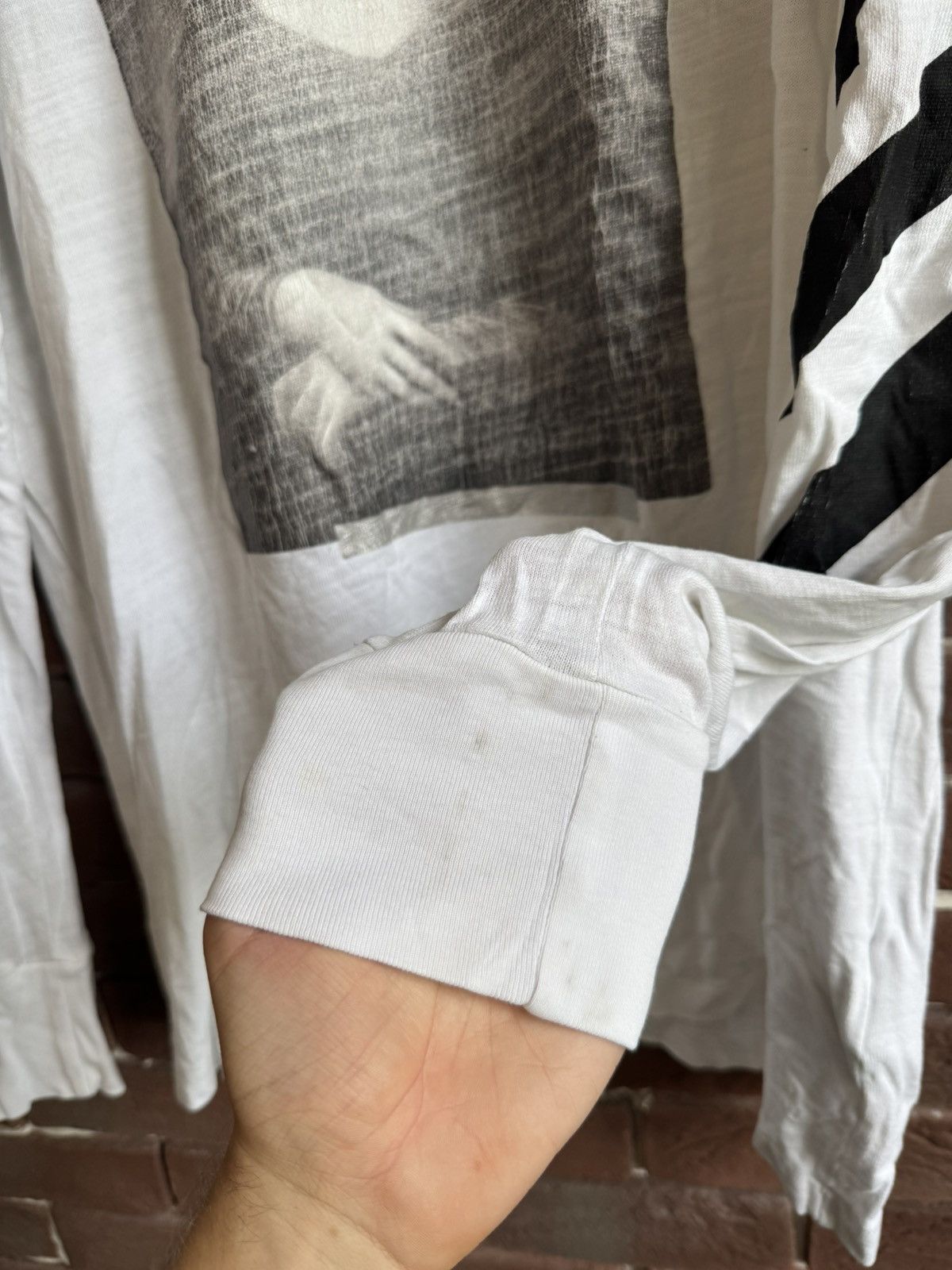 Off-White Off White Mona Lisa Longsleeve Rare Streetwear Virgil Abloh Size US XL / EU 56 / 4 - 15 Thumbnail