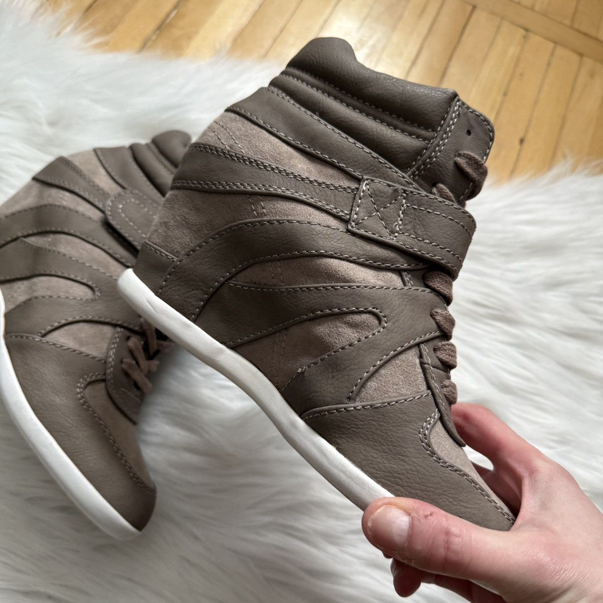 Other 📌 Vintage Catwalk like Isabel Marant Bekett Wedge Sneakers Size US 8 / IT 38 - 9 Thumbnail