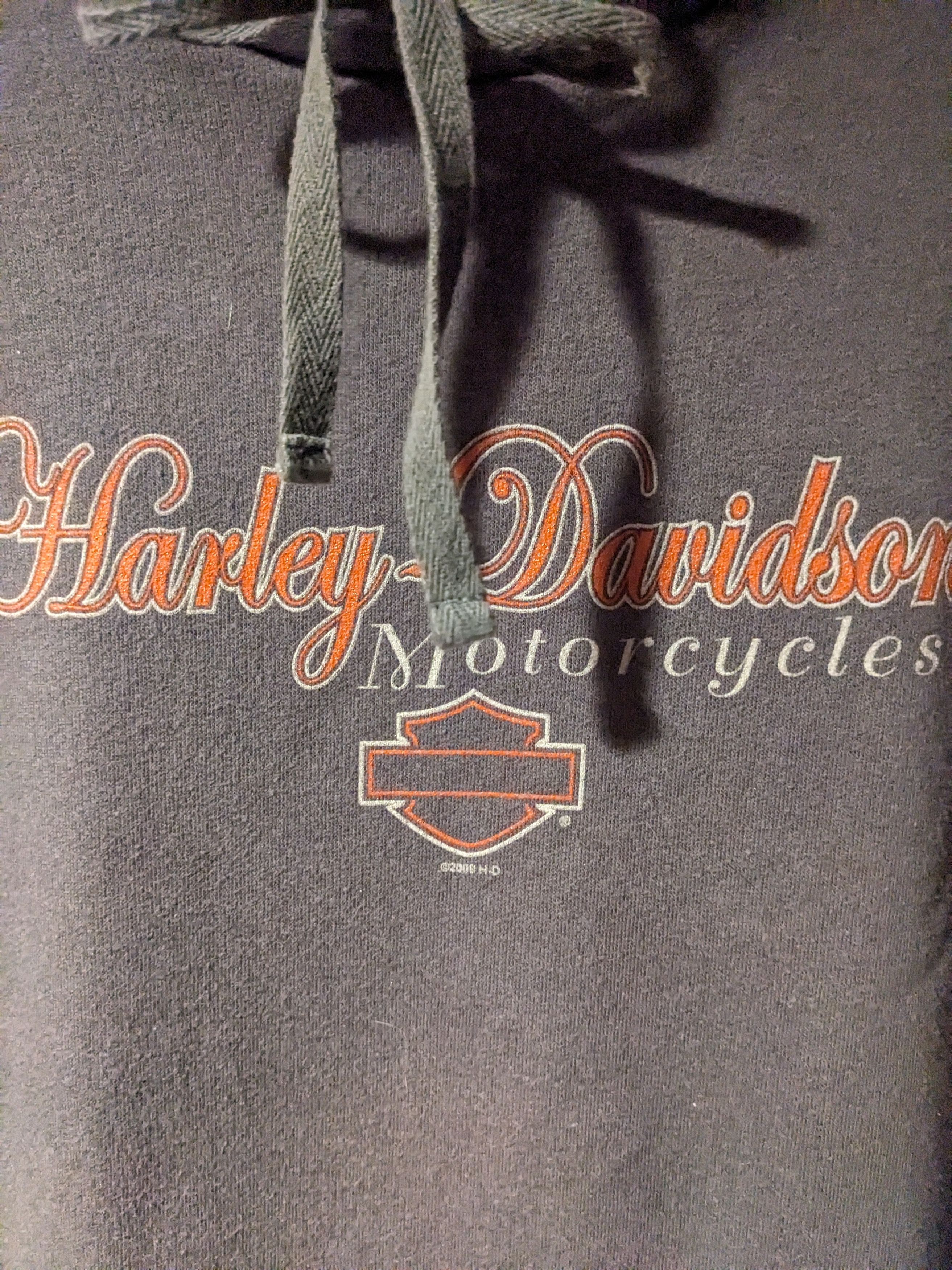 Designer × Harley Davidson Vintage 2008 Harley Davidson Woman's Medium Hoodie Size M / US 6-8 / IT 42-44 - 2 Thumbnail