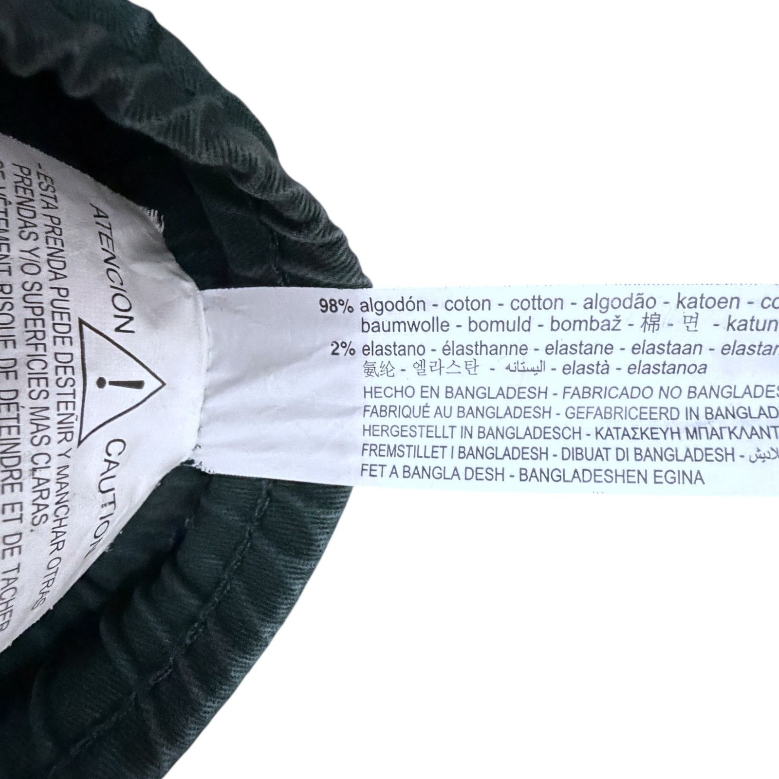 Zara Zara Pants Mens M/W31 Green Jogger Drawstring Elastic Waist Size US 31 - 5 Thumbnail
