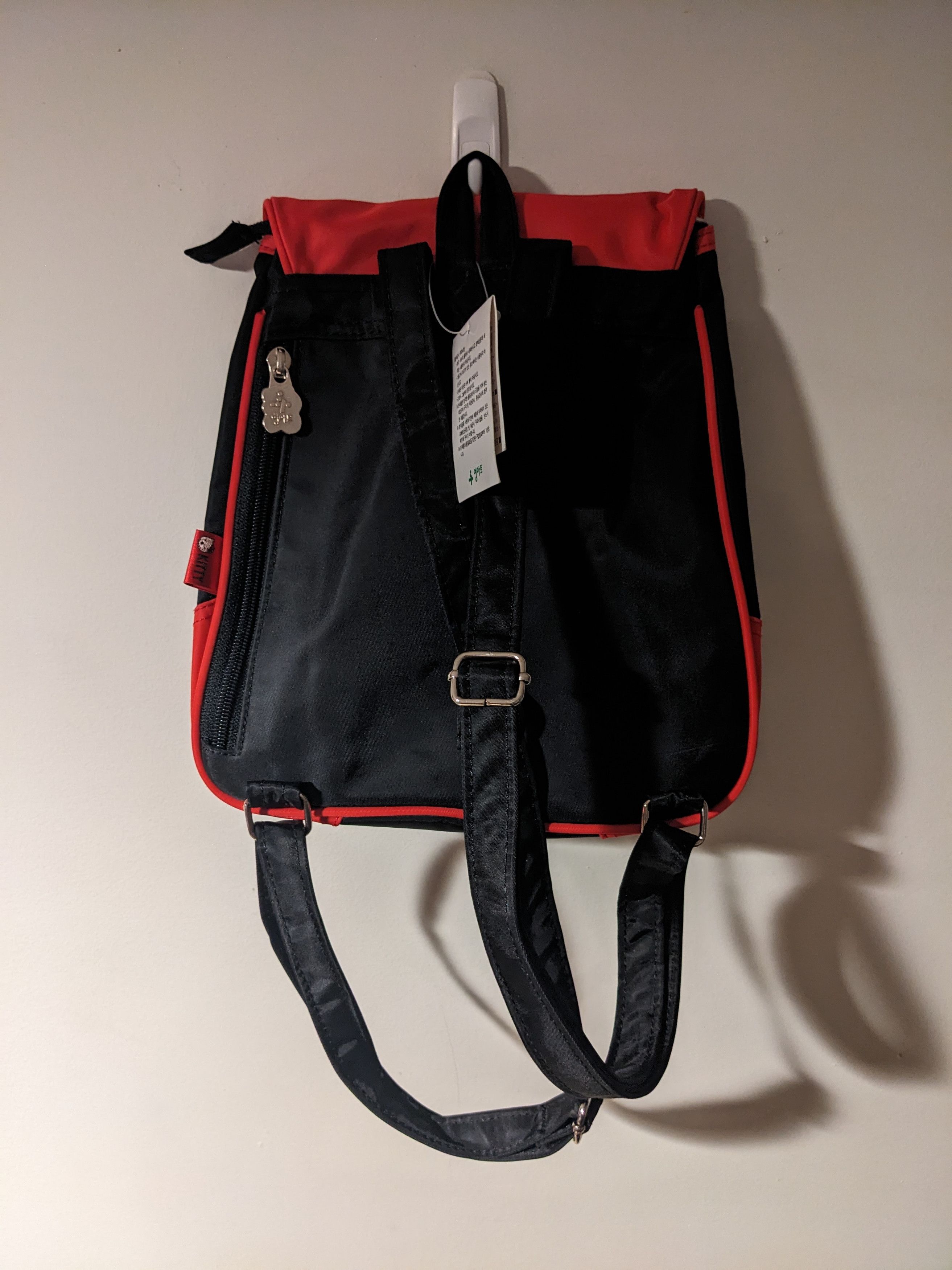 Designer × Vintage Vintage 1995 Hello Kitty Sanrio Black Backpack Size ONE SIZE - 4 Thumbnail