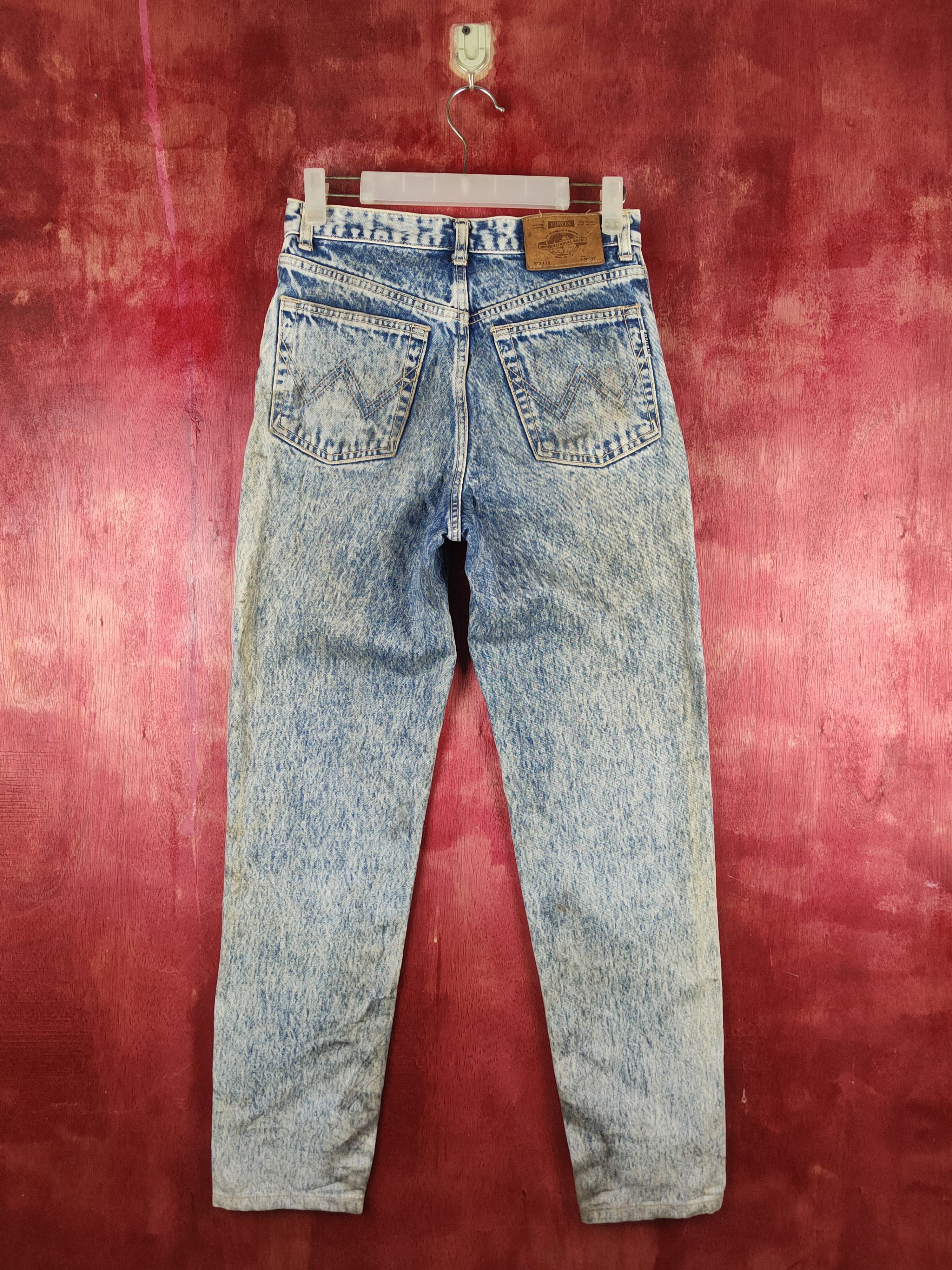 Edwin Edwin Blue Faded Distressed Ripped Jeans #S2360 Size US 27 - 7 Thumbnail