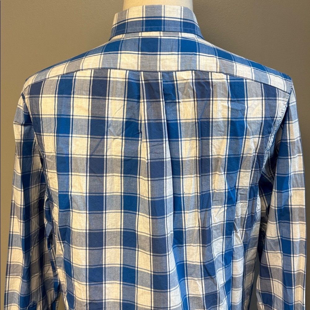 Vineyard Vines Vineyard Vines Slim Fit Whale Shirt L Blue White Plaid 100% Size US L / EU 52-54 / 3 - 6 Thumbnail