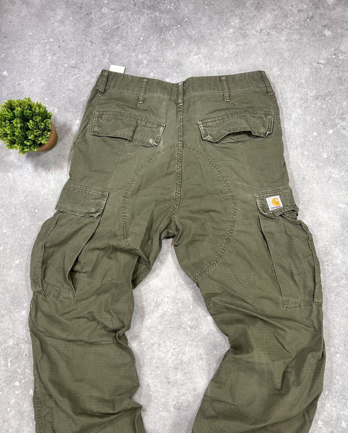 Carhartt × Vintage Vintage Carhartt Cargo Baggy Pants Loose Fit Workwear Wide Size US 32 / EU 48 - 3 Thumbnail