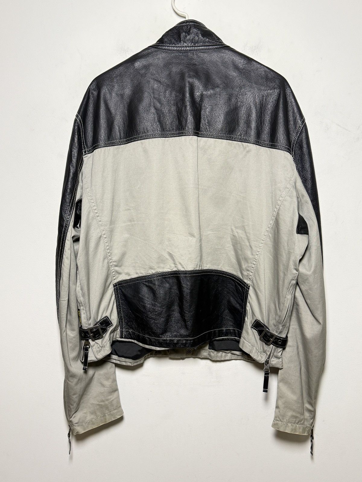 Giorgio Armani Armani y2k Moto Jacket Size US XL / EU 56 / 4 - 2 Thumbnail