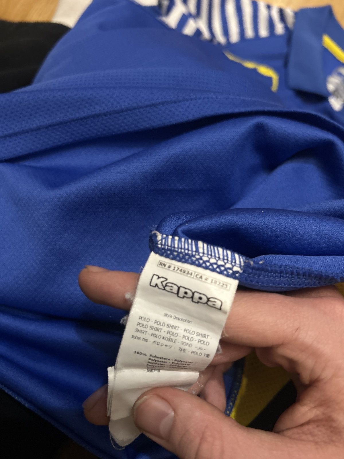 Kappa Leeds United 2019-20 Kappa Polo Shirt - - Size M/L Size US L / EU 52-54 / 3 - 6 Thumbnail